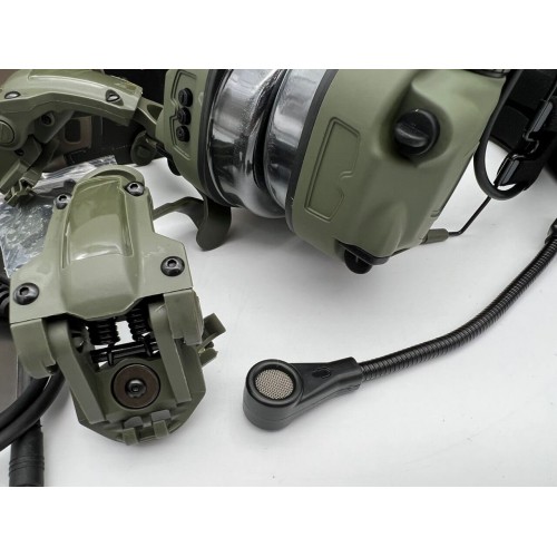 6TH GEN TACTICAL HEADSET тактическая гарнитура, звукосниматель и шумоподавление, активные в Бердске