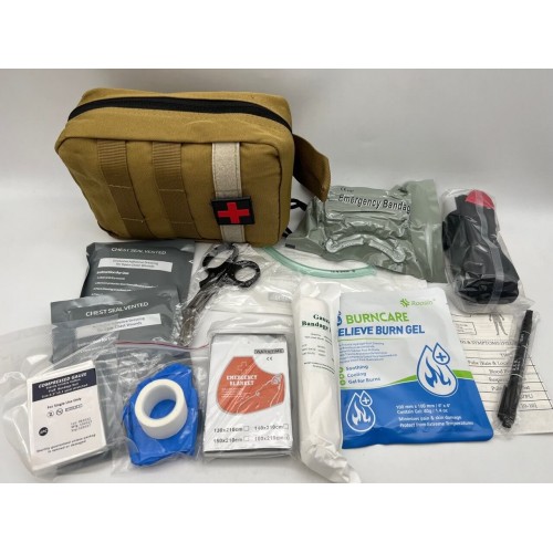 Номер 2. АРМЕЙСКАЯ АПТЕЧКА первой помощи ‼️УКОМПЛЕКТОВАННАЯ (с противоожоговым гелем BURNCARE в комплекте) / универсальная медицинская аптечка в Бердске