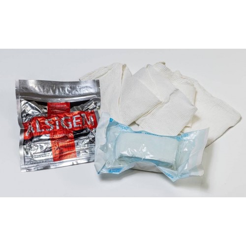 Бинт AlsigemRu стерильный гемостатический кровоостанавливающий третьего поколения в Бердске