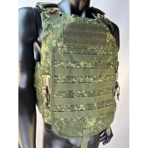 Бронежилет ЗАЩИТНИК в Бердске с кевларовым баллистическим пакетом C2, капами и бронеплитами Бр5