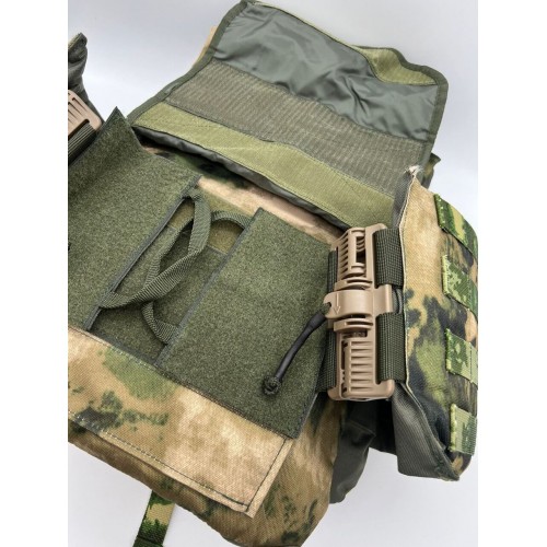 Бронежилет ЗАЩИТНИК в Бердске с кевларовым баллистическим пакетом C2, капами и бронеплитами Бр5