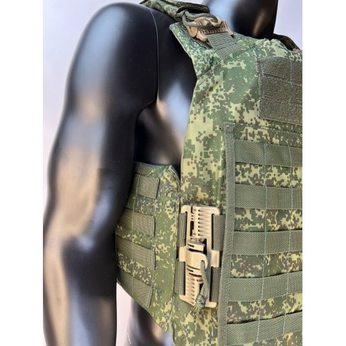 Бронежилет ЗАЩИТНИК в Бердске с кевларовым баллистическим пакетом C2, капами и бронеплитами Бр5