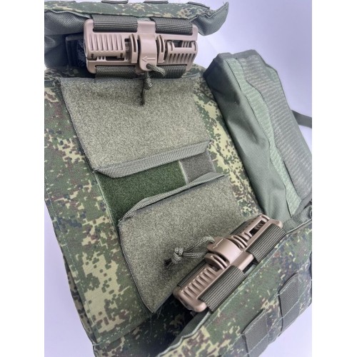 Бронежилет ЗАЩИТНИК в Бердске с кевларовым баллистическим пакетом C2, капами и бронеплитами Бр5