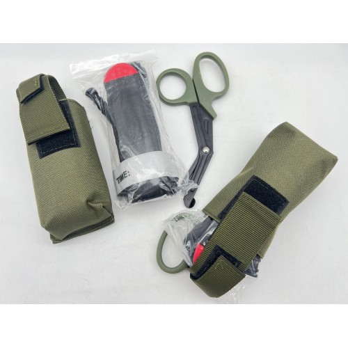 Чехол в комплекте с турникетом 95 см и ножницами для крепления на систему молле в Бердске