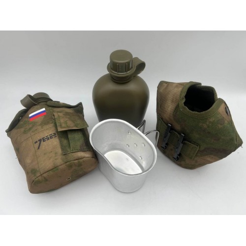 Фляга «7.62 RU» с супницей/котелком в чехле в Бердске