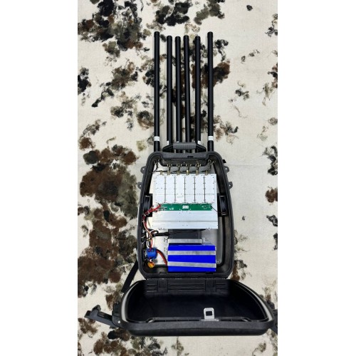 Рюкзак Гарпия CKJ-1704-Mobile подавитель дронов в Бердске 6 каналов 300W