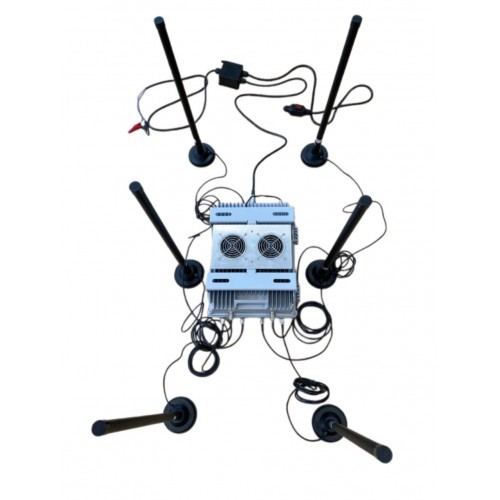 РЭБ РОМАШКА-6 канальный с выносными антеннами в Бердске подавитель дронов