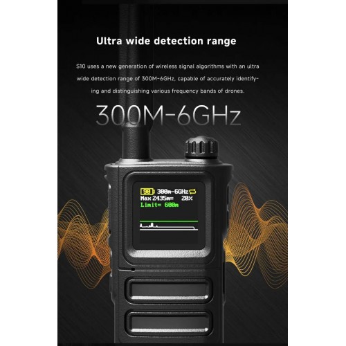 Детектор-обнаружитель дронов SKYDROID S-10 / «СОКОЛ 10» в Бердске портативный всенаправленный