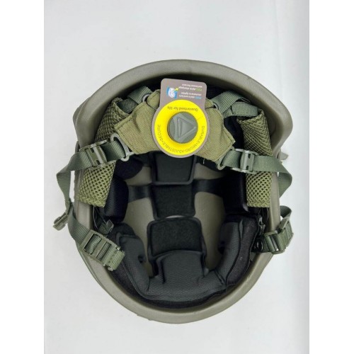 Кевларовый тактический баллистический шлем FAST Ops-Core NIJ IIIA / Бр2 класс защиты / без ушей с системой регулировки Венди в Бердске