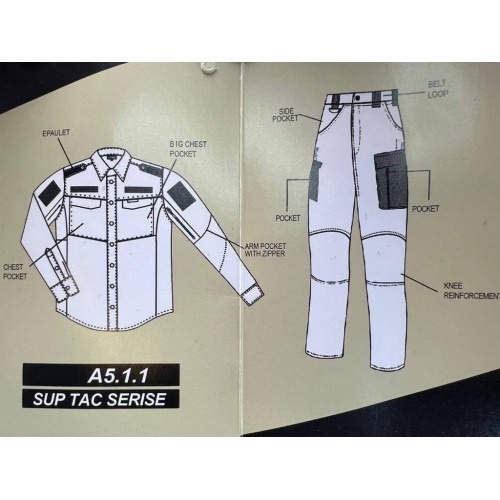 Костюм тактический А5.1.1 «Офицер» (брюки + рубашка) в Бердске