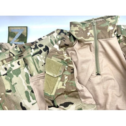 Костюм тактический с наколенниками и налокотниками камуфляжный MTP «Shark  Skin» в Бердске