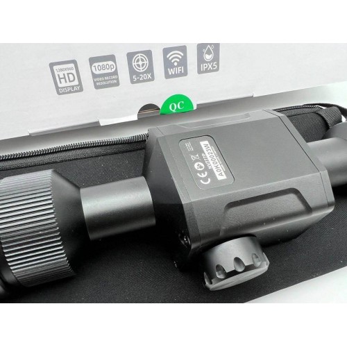 Наружный тактический прицел: Hap NV777P 5-20X SFIR, дальномер, цифровой монокулярный прицел ночного видения в Бердске