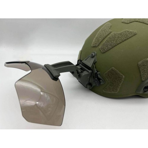 Откидные флип очки с кронштейном на шрауд для тактического шлема в Бердске