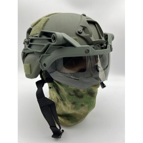 Откидные тактические нашлемные очки с креплением для шлема FAST/MICH/Ops-Core и другим моделям современных тактических шлемов в Бердске