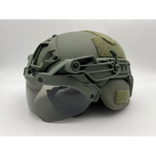 Откидные тактические нашлемные очки с креплением для шлема FAST/MICH/Ops-Core и другим моделям современных тактических шлемов в Бердске