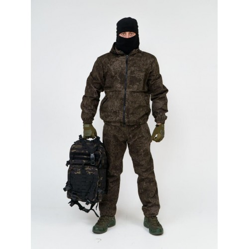 Рюкзак тактический 45 л мультикам тёмный в Бердске