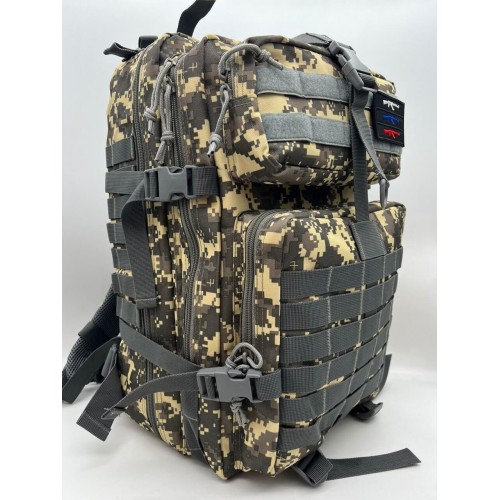 Рюкзак тактический 45 л пиксель/серый в Бердске