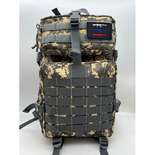 Рюкзак тактический 45 л пиксель/серый в Бердске