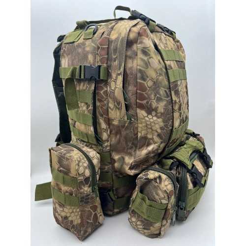 Рюкзак тактический 55 л со съемными подсумками в Бердске