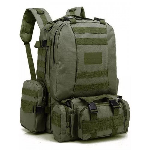 Рюкзак тактический 55 л со съемными подсумками в Бердске