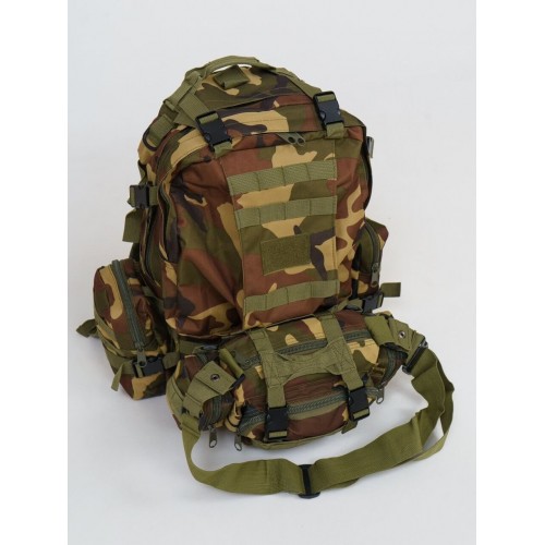 Рюкзак тактический 55 л со съемными подсумками в Бердске