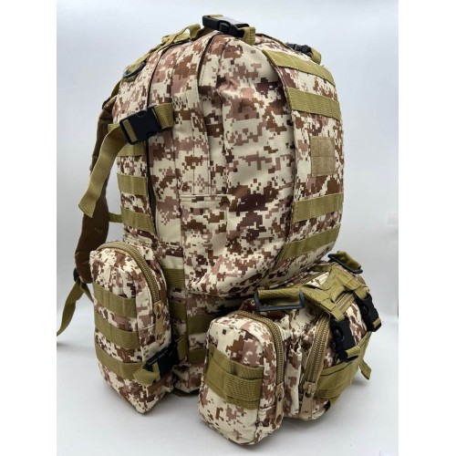 Рюкзак тактический 55 л песок/пиксель в Бердске