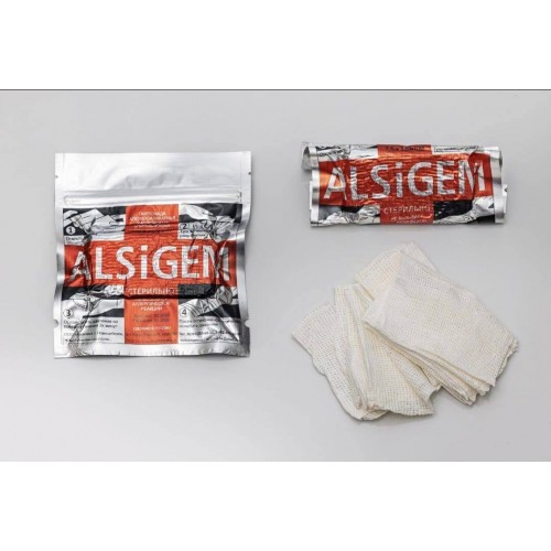 Тампонада AlsigemRu алюмосиликатная (каолиновая) впитывающая 7,5 х 185 см в Бердске