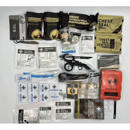 Военная тактическая аптечка “RHINO RESCUE” 30в1 в Бердске