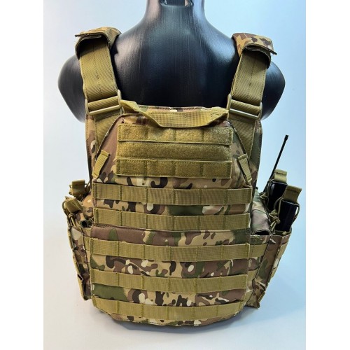 Жилет (плитник быстросъёмный/разгрузка) с возможностью установки боковых плит или боковых баллистических пакетов в Бердске